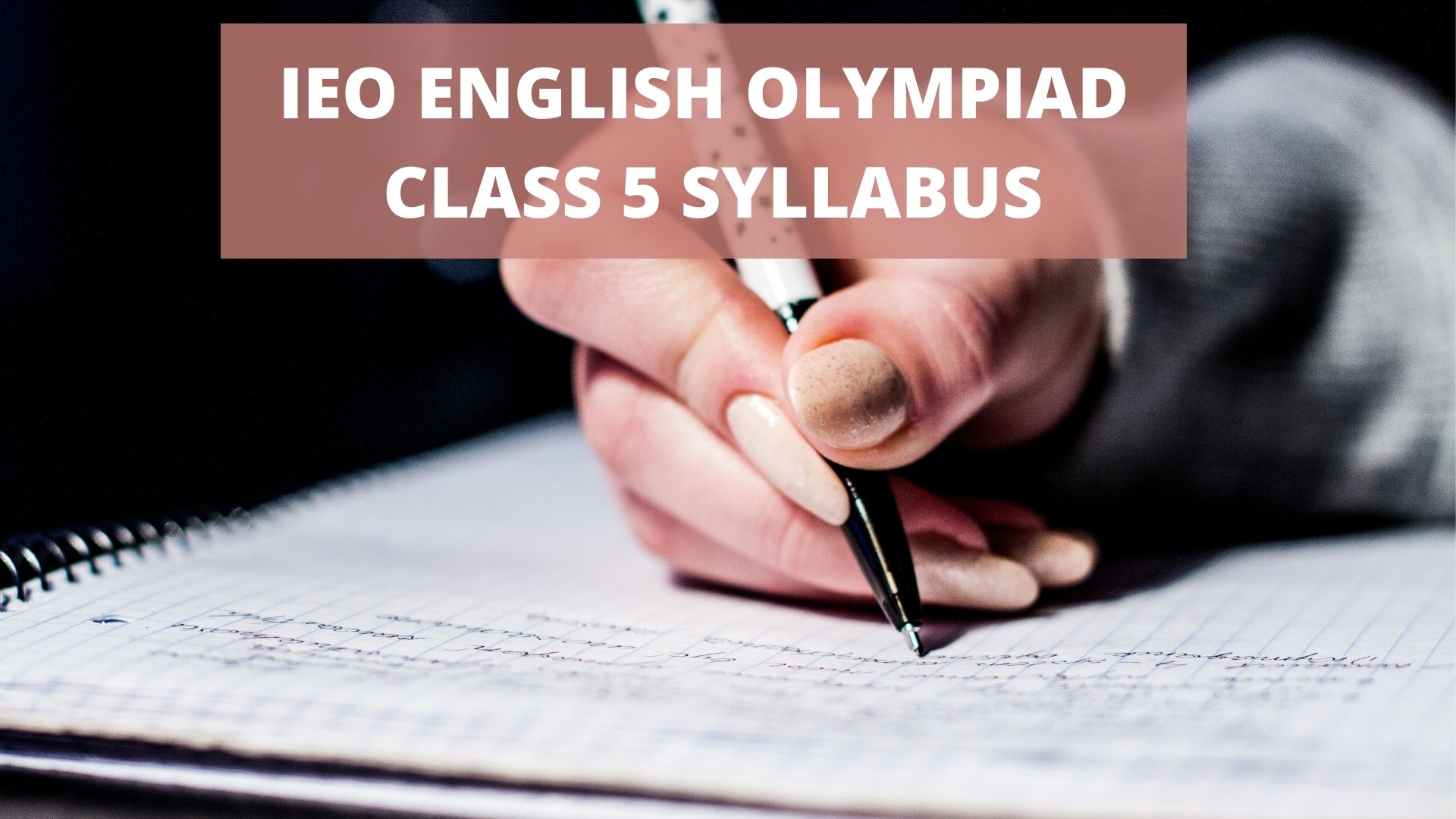 IEO English Olympiad Class 5