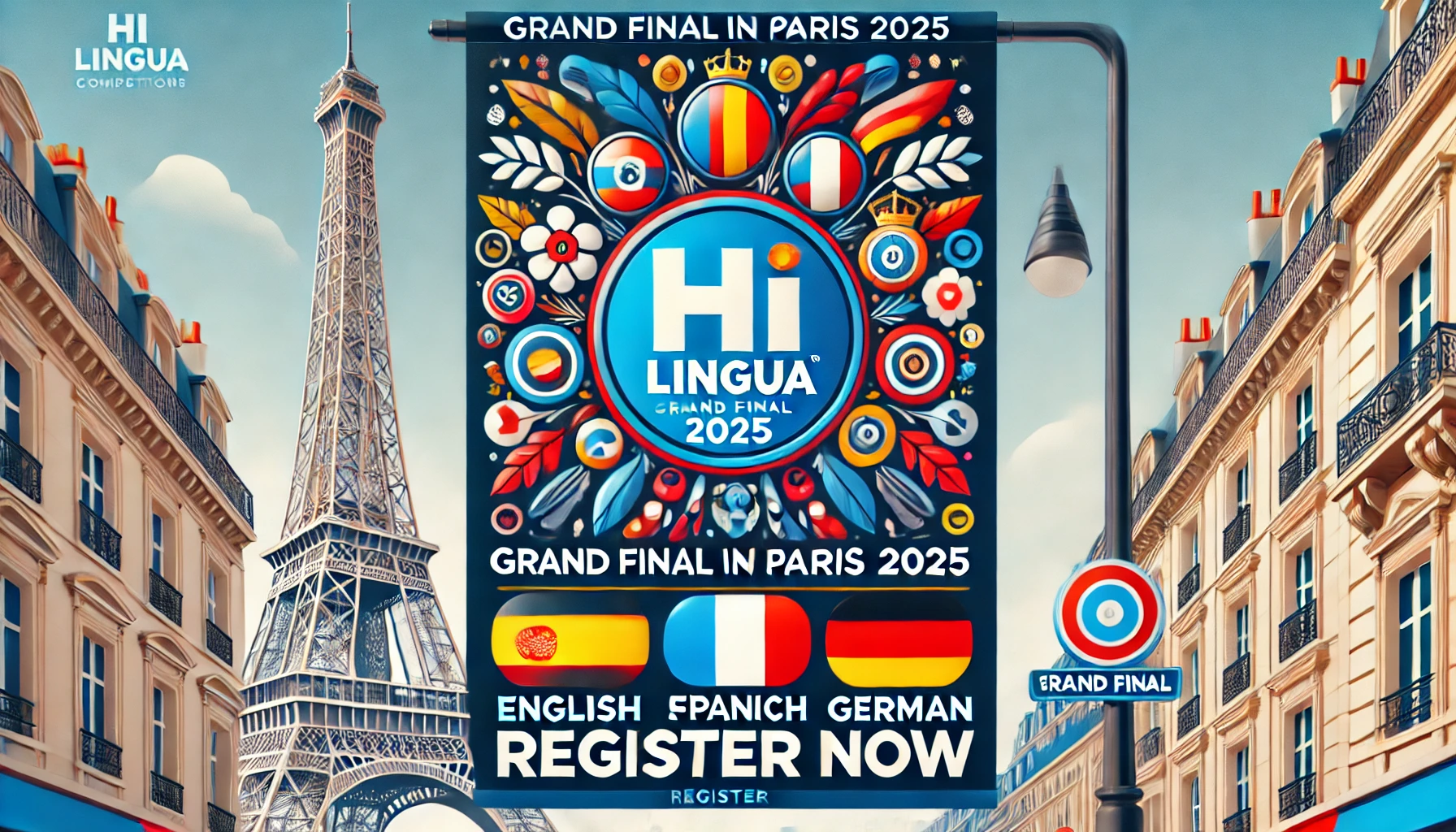 Hi Lingua Language Competition 2025: Master English, Spanish, French, and German!